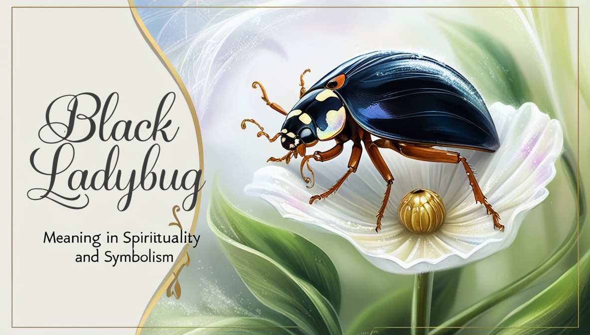 Black Ladybug Meaning in Spirituality and Symbolism