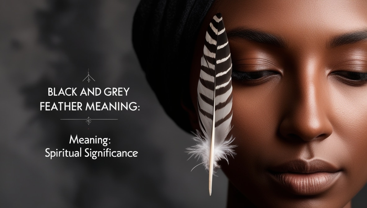 Black and Grey Feather Meaning Spiritual Significance