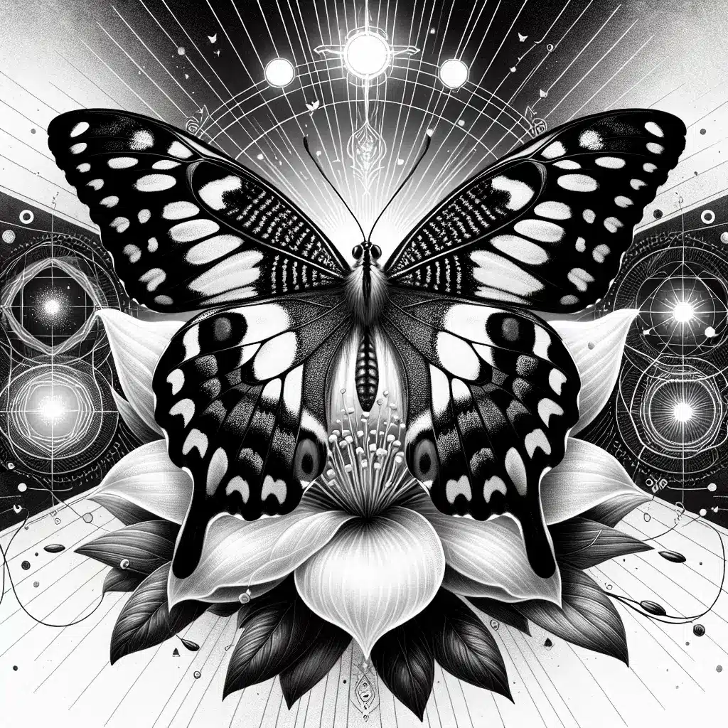 Black and White Butterfly Meaning and Spiritual Insight