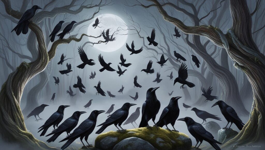 Crows in Large Numbers Spiritual Meaning