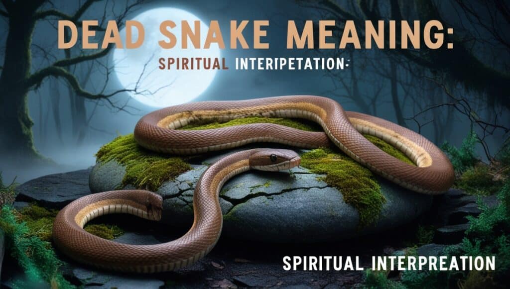 Dead Snake Meaning Spiritual Interpretation