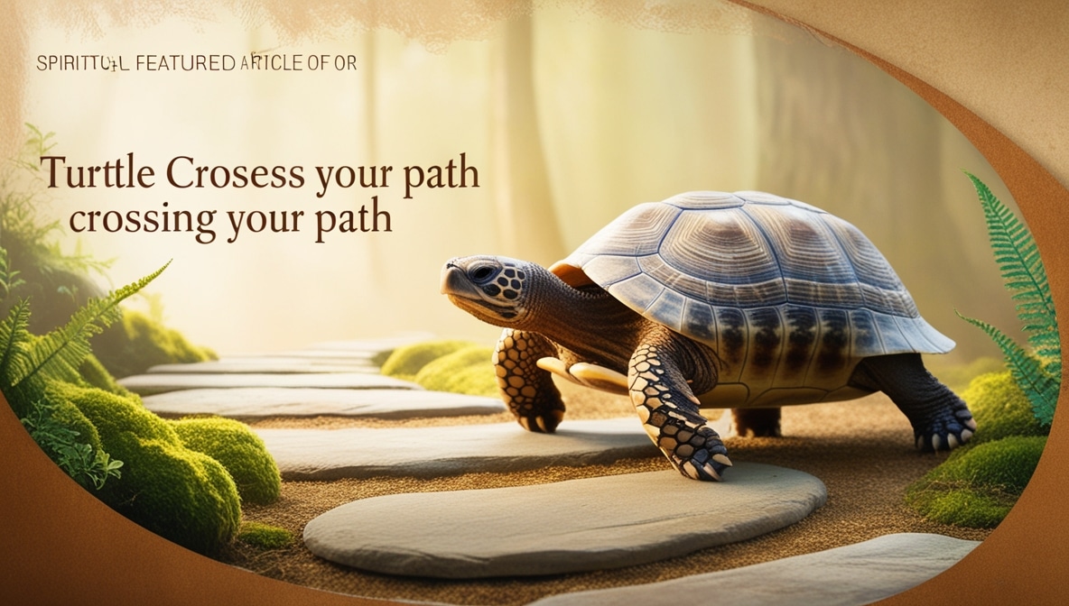 Meaning of Turtle Crossing Your Path Spiritually