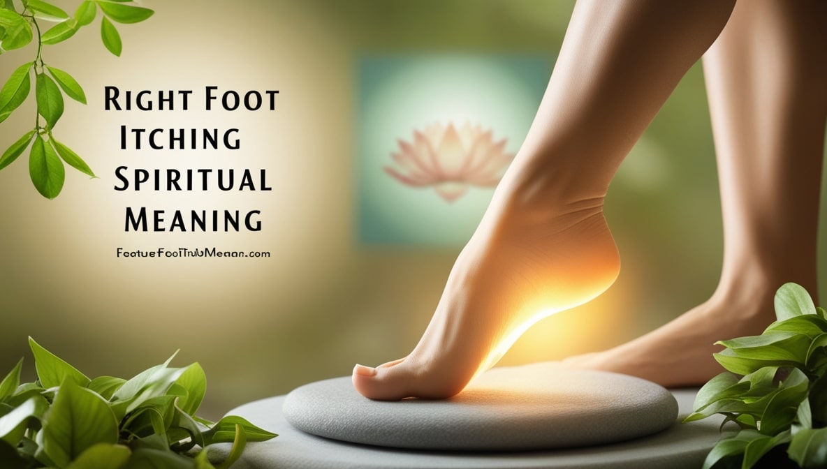 Right Foot Itching Spiritual Meaning and symbolism