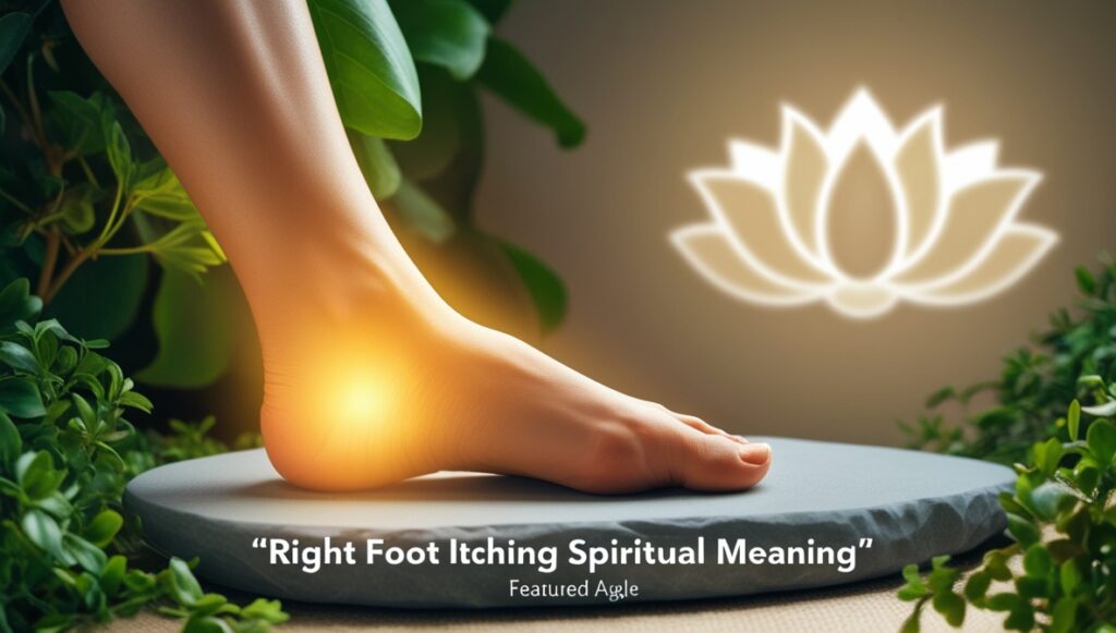 Right Foot Itching Spiritual Meaning in spirituality