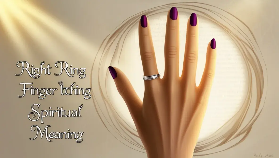 Signs of Itching on the Right Ring Finger