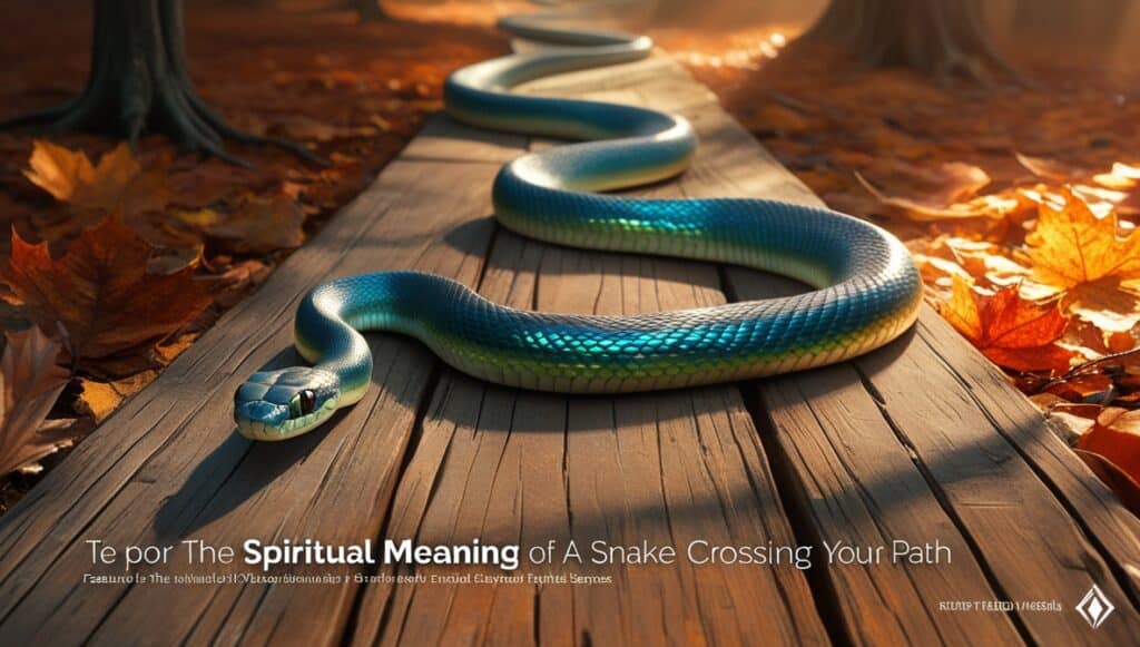 Snake Crossing Your Path spiritual meaning