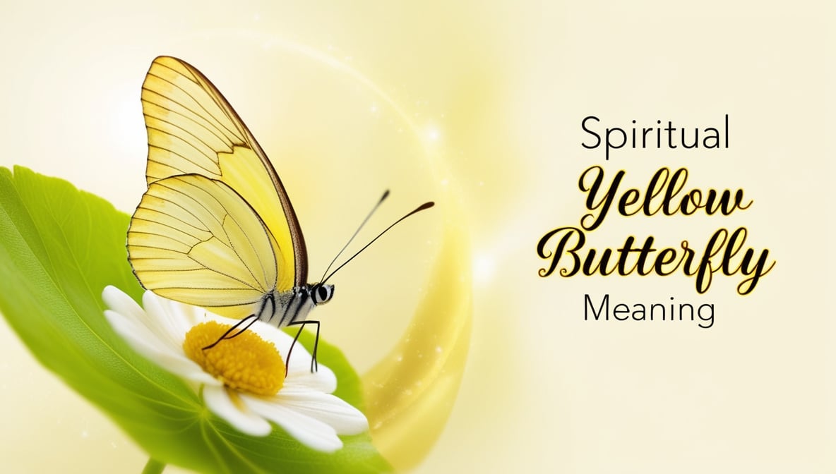 Spiritual Yellow Butterfly Meaning