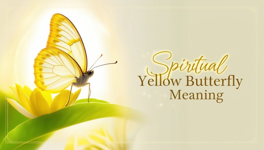 Spiritual Yellow Butterfly symbolism