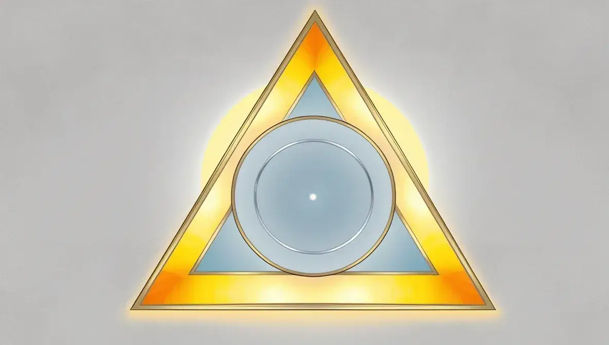 Triangle with Circle Inside Spiritual Meaning