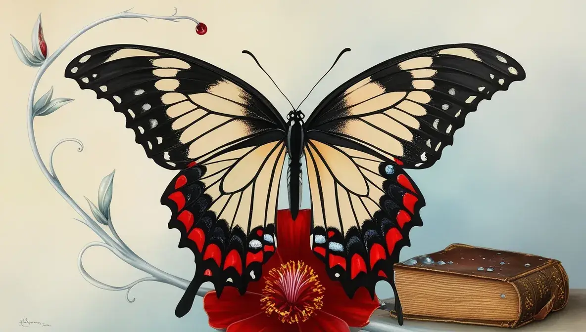 Black and Red Butterfly Meaning