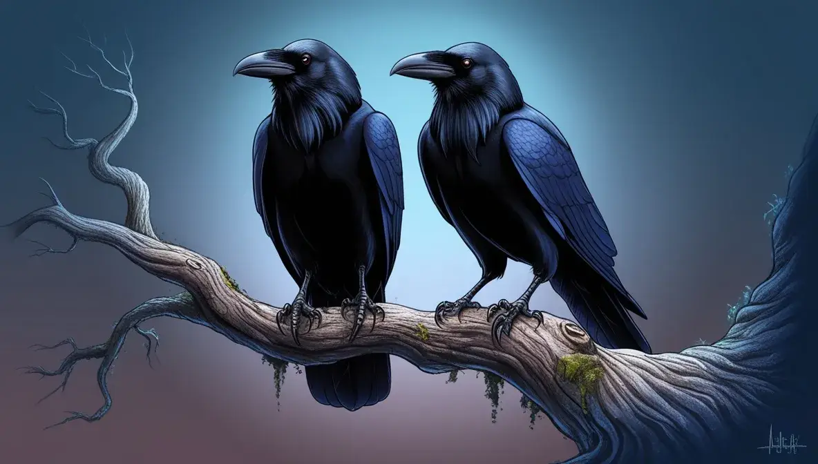 Cultural Interpretations of 2 Ravens