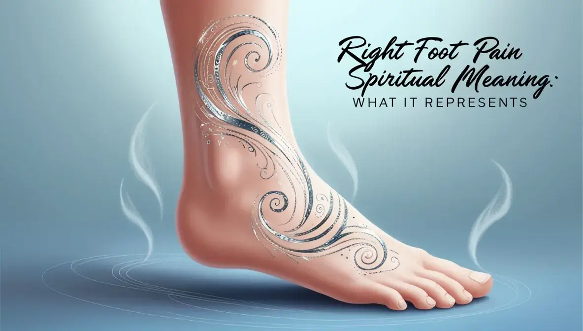 Healing and Addressing Right Foot Pain Spiritually