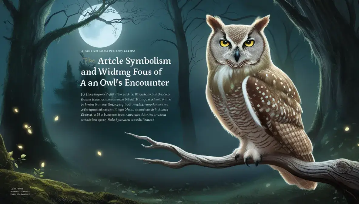 How to Interpret Your Experience with an Owl