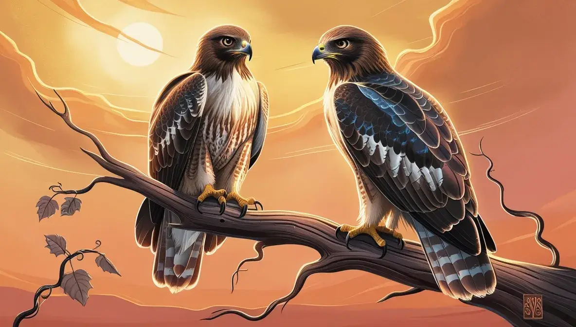 Psychological Perspectives on Seeing Two Hawks