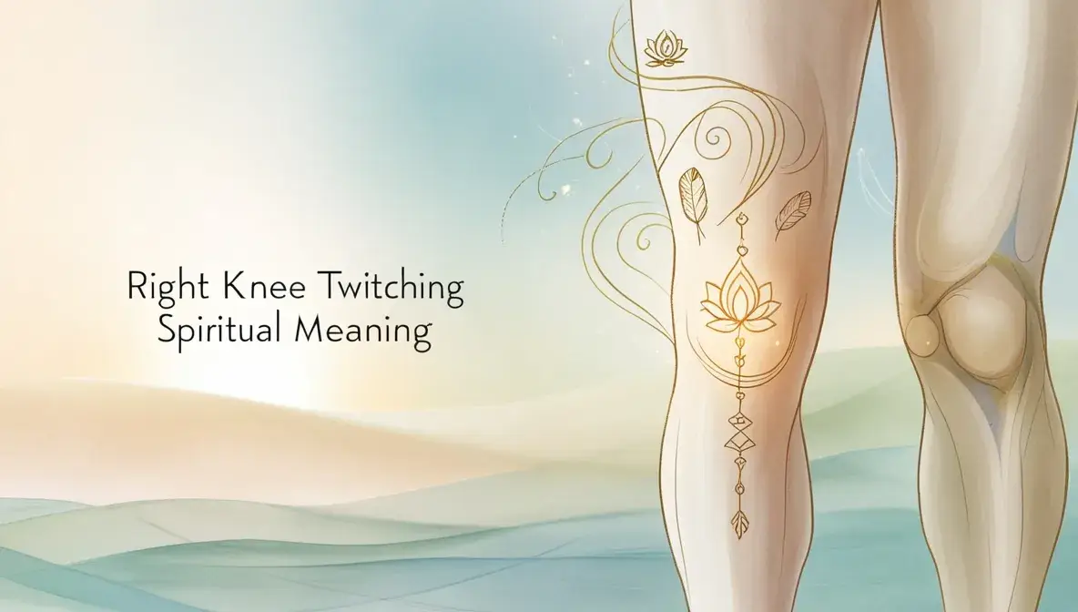 Right Knee Twitching Symbolism and Spiritual Meaning