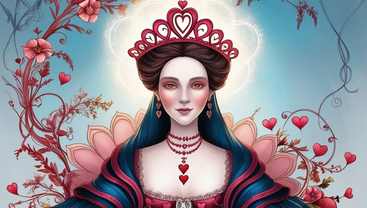 The Queen of Hearts in Tarot