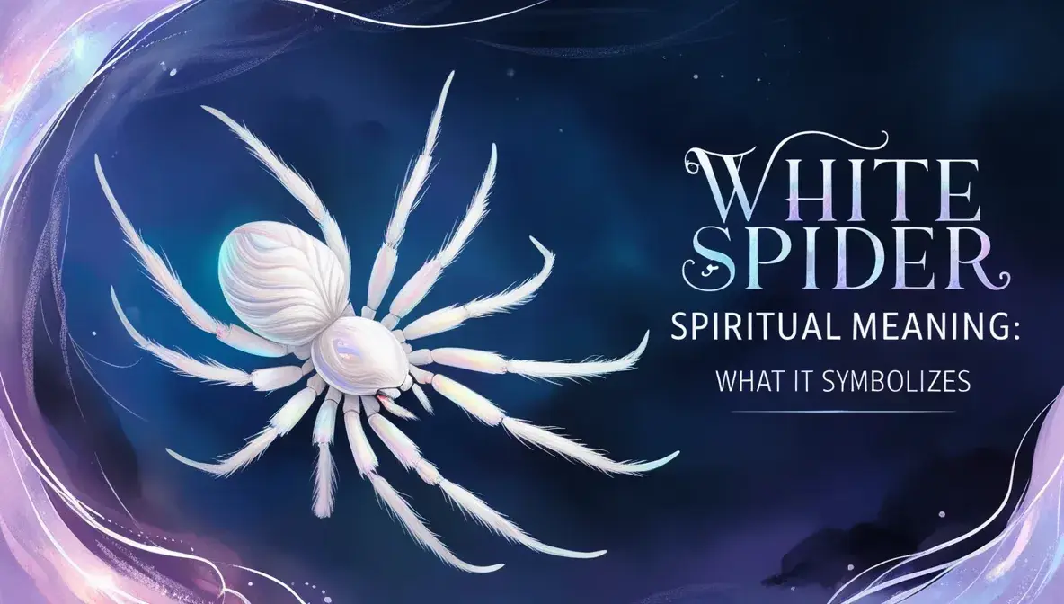 White Spider Sightings and Their Spiritual Significance