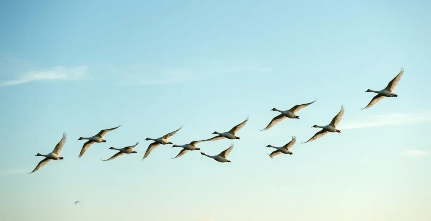 Birds Flying in V Formation Spiritual Meaning