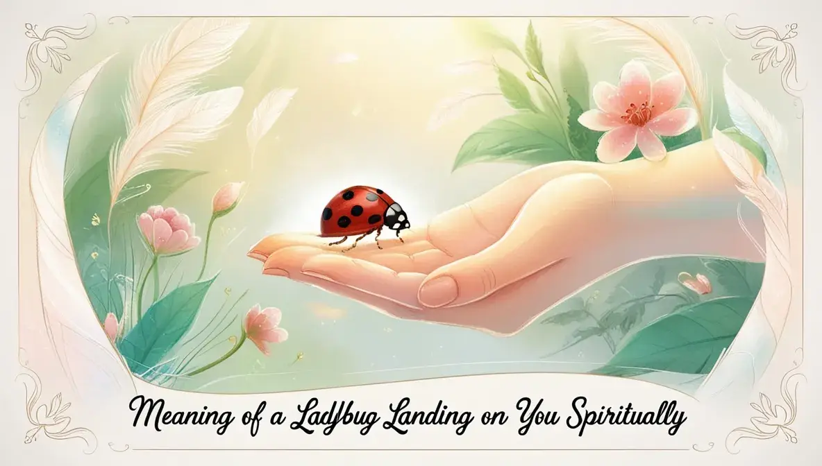 Meaning of a Ladybug Landing on You Spiritually